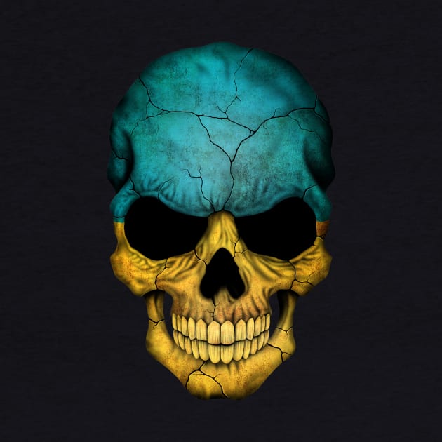 Ukrainian Flag Skull by jeffbartels